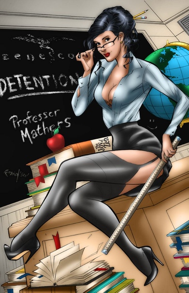Teacher vintage mother girl